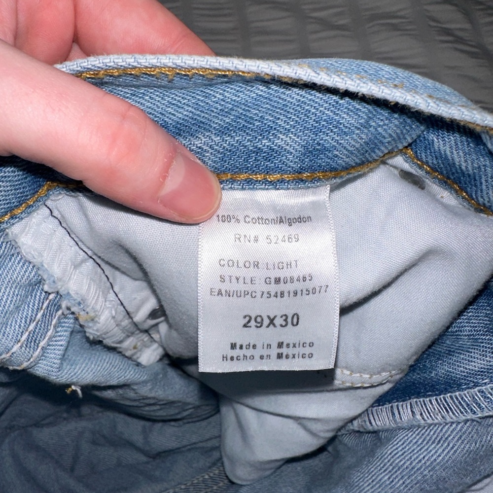 Straight leg jeans